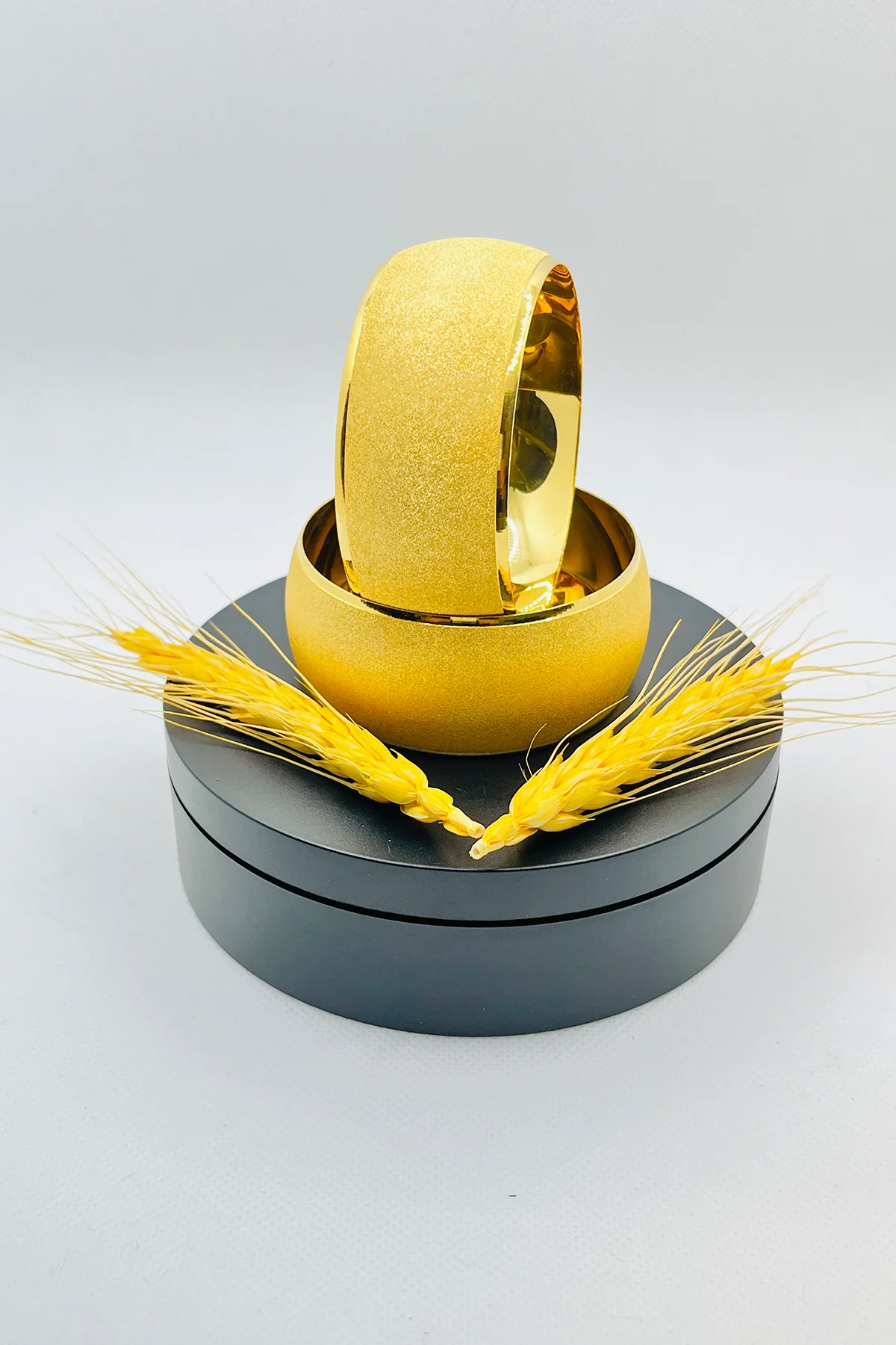 Ebilezik-008 Altın Kaplama Simli Bilezik 3.00 cm 22 Ayar Bilezik 008 - Görsel 1